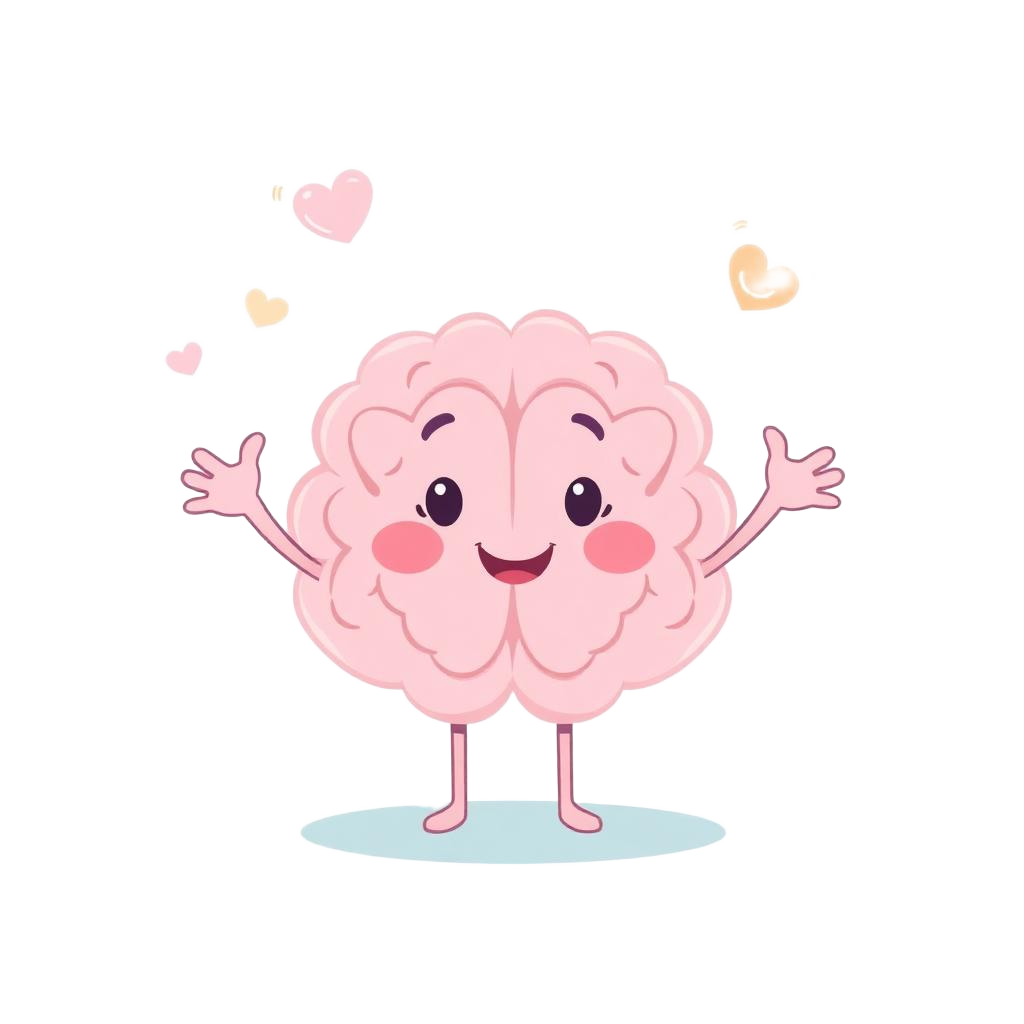 Mascota cerebrito Happy Brainy